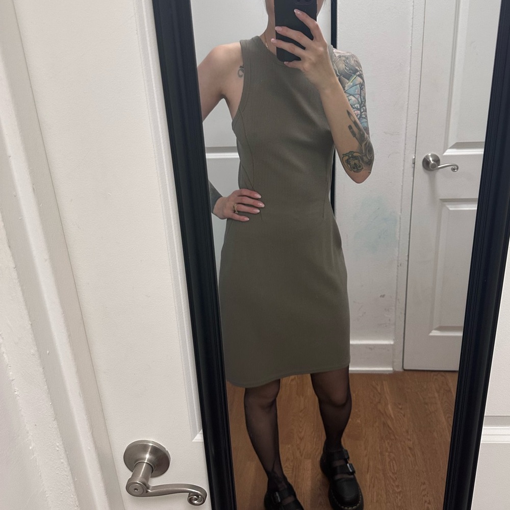 Lululemon Ribbed Softstreme Slim-Fit Tank Dress 6